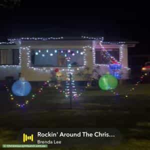 Christmas Light display at 50 Centre Street, Casino
