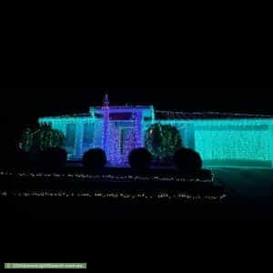 Christmas Light display at 5A Canberra Street, Mount Barker