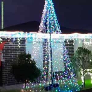 Christmas Light display at 13 Brookfield Street, Blakeview