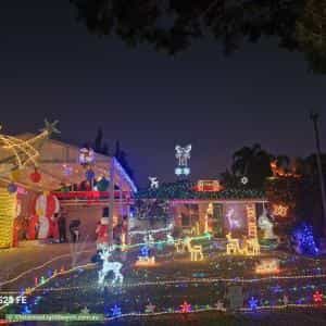 Christmas Light display at  Imperial Court, Seville Grove