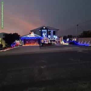 Christmas Light display at 5 Pixie Place, Two Rocks