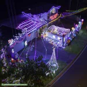 Christmas Light display at 16 Elkhorn Street, Mount Cotton