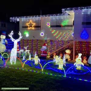 Christmas Light display at 8 Witt Street, Banyo