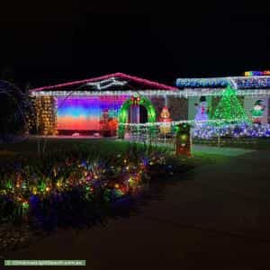 Christmas Light display at  Skyline Drive, Hillbank