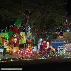 Christmas Light display at 9 Oakwood Avenue, Woodlands