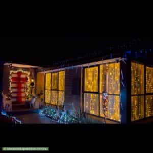 Christmas Light display at 29 Shakespeare Avenue, Mooroolbark