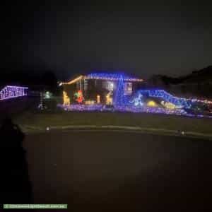 Christmas Light display at 4 Wattle Court, Warragul