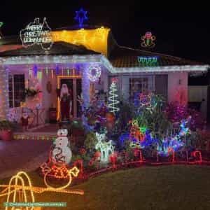 Christmas Light display at 6 Anacapri Road, Hillarys