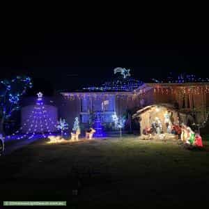 Christmas Light display at 13 Griffiths Court, Dandenong North