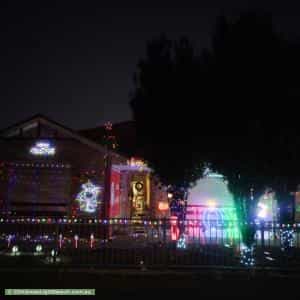Christmas Light display at 36 Saxon Street, Smithfield Plains