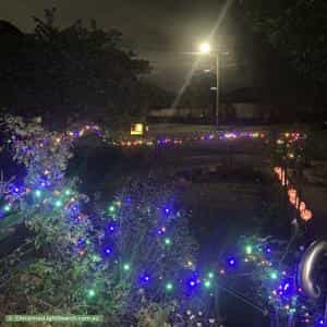 Christmas Light display at 10 Fairmont Street, Kings Park