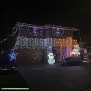 Christmas Light display at  Ceres Way, Box Hill