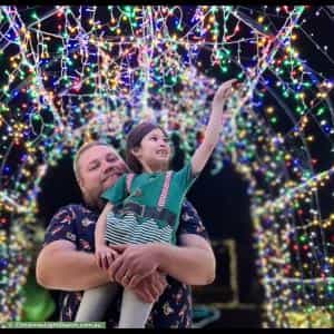 Christmas Light display at 5 Howell Street, Illabo