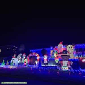 Christmas Light display at 14 Chapman Street, Port Macquarie