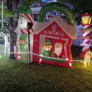 Christmas Light display at 1 Ann Court, Bundoora