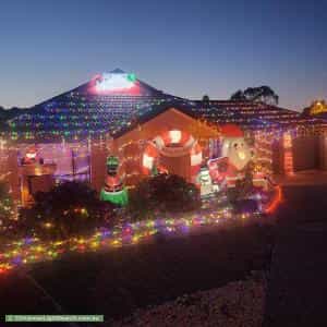 Christmas Light display at 9 Knightley Circuit, Freeling