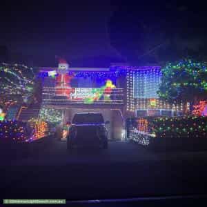 Christmas Light display at 41 Cameron Avenue, Oakleigh South