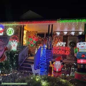 Christmas Light display at 101 Picnic Point Road, Panania