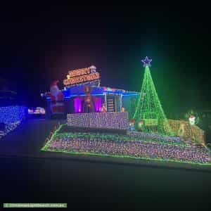 Christmas Light display at 52 Horizon Drive, Sorell