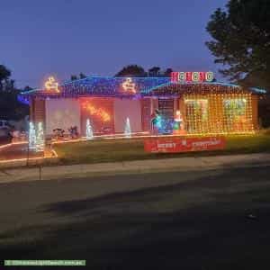 Christmas Light display at 57 Duggan Street, Calwell