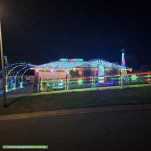 Christmas Light display at 45 Roulston Way, Wallan