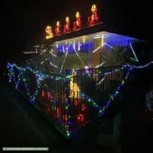 Christmas Light display at 22 Roberts Crescent, Smithfield Plains