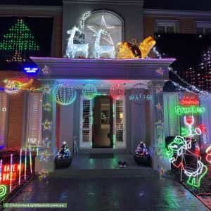 Christmas Light display at 3 Brailsford Road, Bentleigh