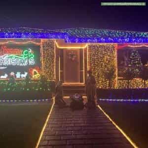 Christmas Light display at 15 Sutherland Avenue, Aspendale Gardens