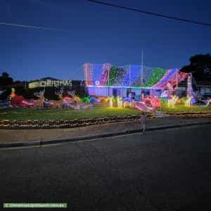 Christmas Light display at 24 Selangor Avenue, Fairview Park