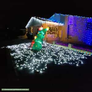 Christmas Light display at 2 Lilly Court, Spearwood