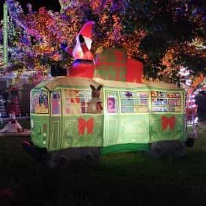 Christmas Light display at 1 Calvert Street, Bairnsdale
