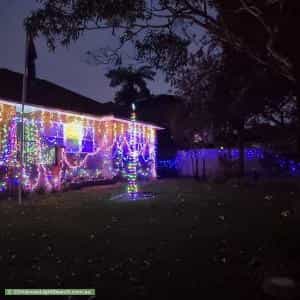 Christmas Light display at 7 Leonay Street, Sutherland