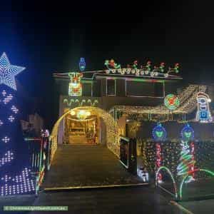 Christmas Light display at 91 Hennessy Avenue, Moorebank