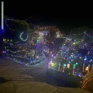 Christmas Light display at 3 Meehan Close, Karabar