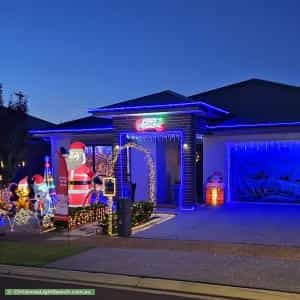 Christmas Light display at  Jenkins Street, Evanston Gardens