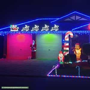 Christmas Light display at 63 Ramnet Circuit, Munno Para