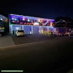 Christmas Light display at 80 Glendale Avenue, Flagstaff Hill