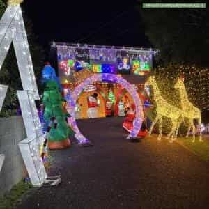 Christmas Light display at 18 Como Road, Oyster Bay