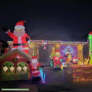 Christmas Light display at 3 Jaeger Street, Cranebrook