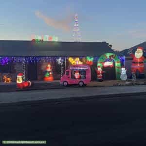 Christmas Light display at 2 Rowett Street, Kapunda
