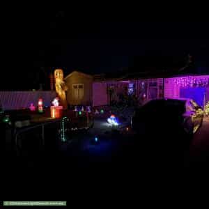 Christmas Light display at 5 Gertrude Street, Taperoo