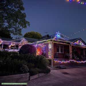 Christmas Light display at 7 Chapman Street, Blackwood