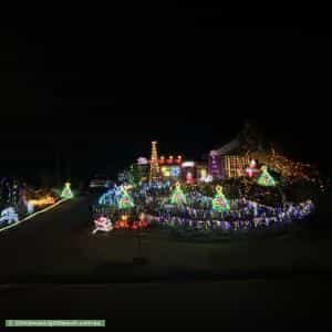 Christmas Light display at 23 Quinvale Road, Hallett Cove