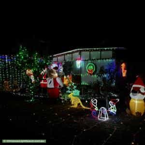 Christmas Light display at 14 Blackdown Street, Davoren Park