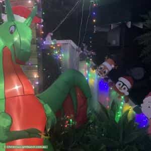 Christmas Light display at 6 Perren Place, East Cannington