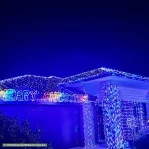Christmas Light display at 36 Union Street, Clyde North