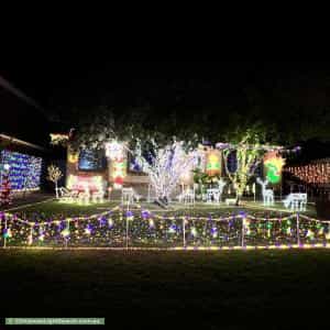Christmas Light display at 8 Laurence Street, Rostrevor