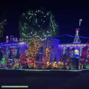 Christmas Light display at  Tomas View, Clarkson