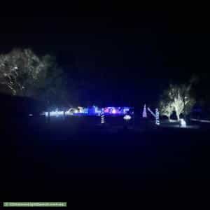 Christmas Light display at 52 Squires Road, Teesdale