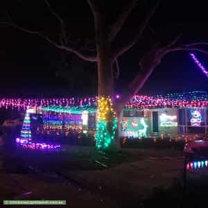 Christmas Light display at 394 Hancock Road, Surrey Downs